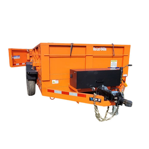 10' x 6' Steel Point Dump Trailer